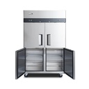 Refrigerador /Freezer 4 Ptas Acero Inox. VENTUS VRF4PS-1000