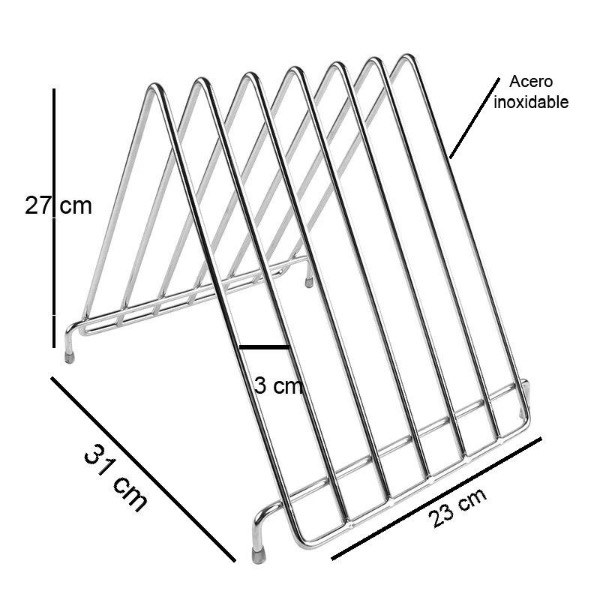 Rack De Tablas 31x23x27cm YL-02 GASPAR 478