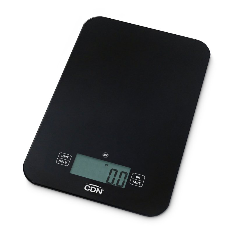 Balanza De Vidrio Digital 7kg Negro CDN SD1502-BK