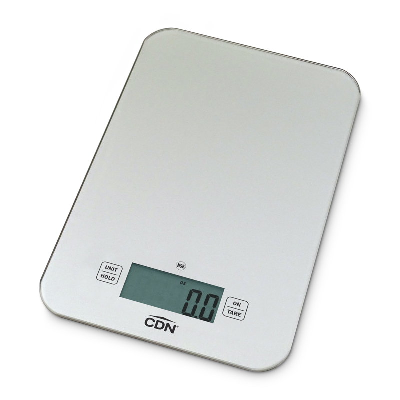 Balanza De Vidrio Digital 7kg Plata CDN SD1502-S