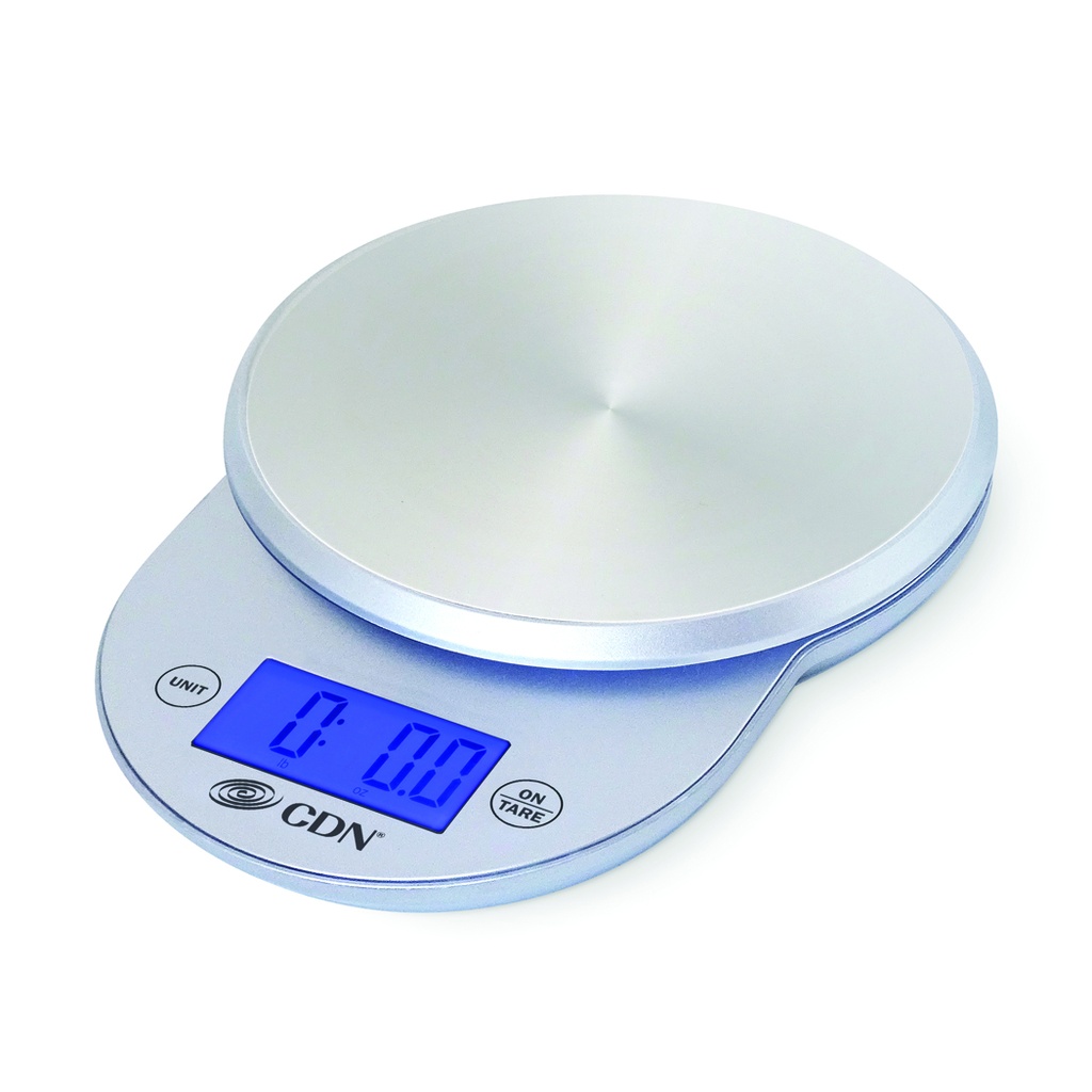 Balanza Digital Plataforma De Acero 5kg Plateado CDN SD1104-S
