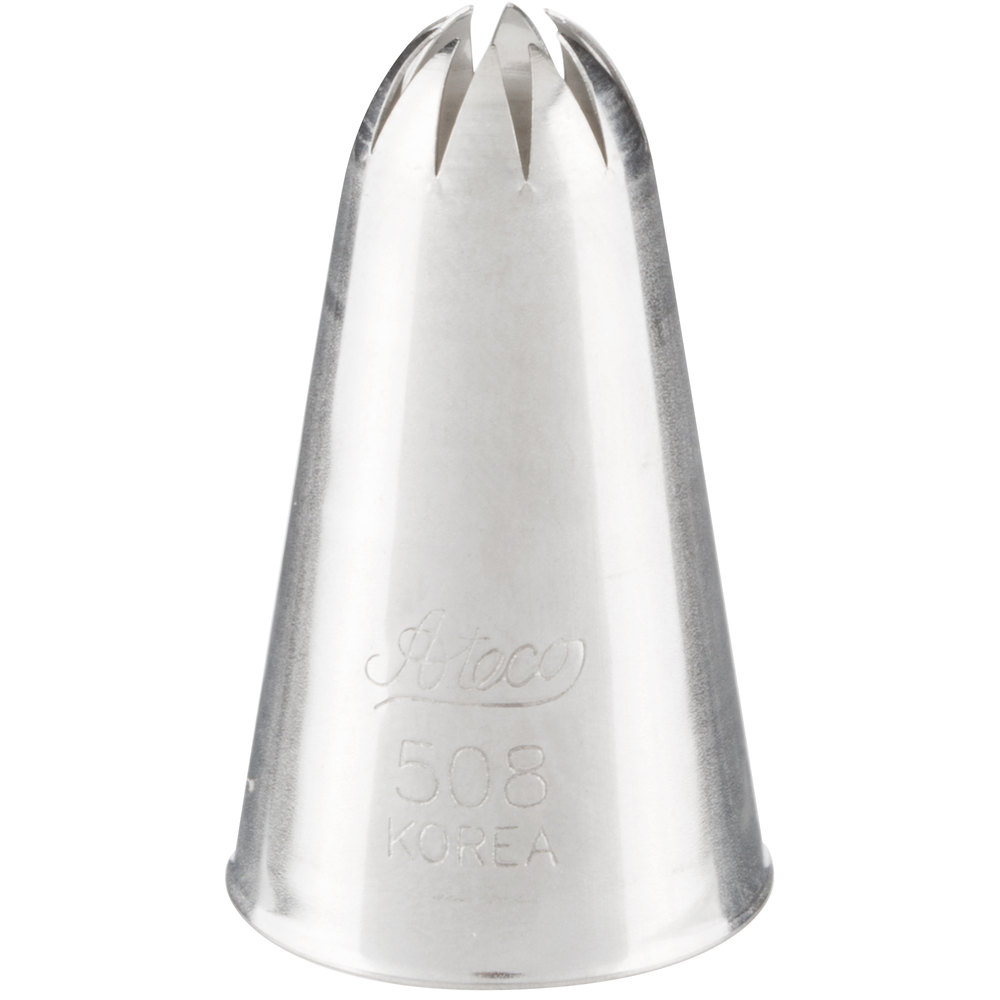 Docena de Boquillas Mediana Estrella Cerrada ATECO 508