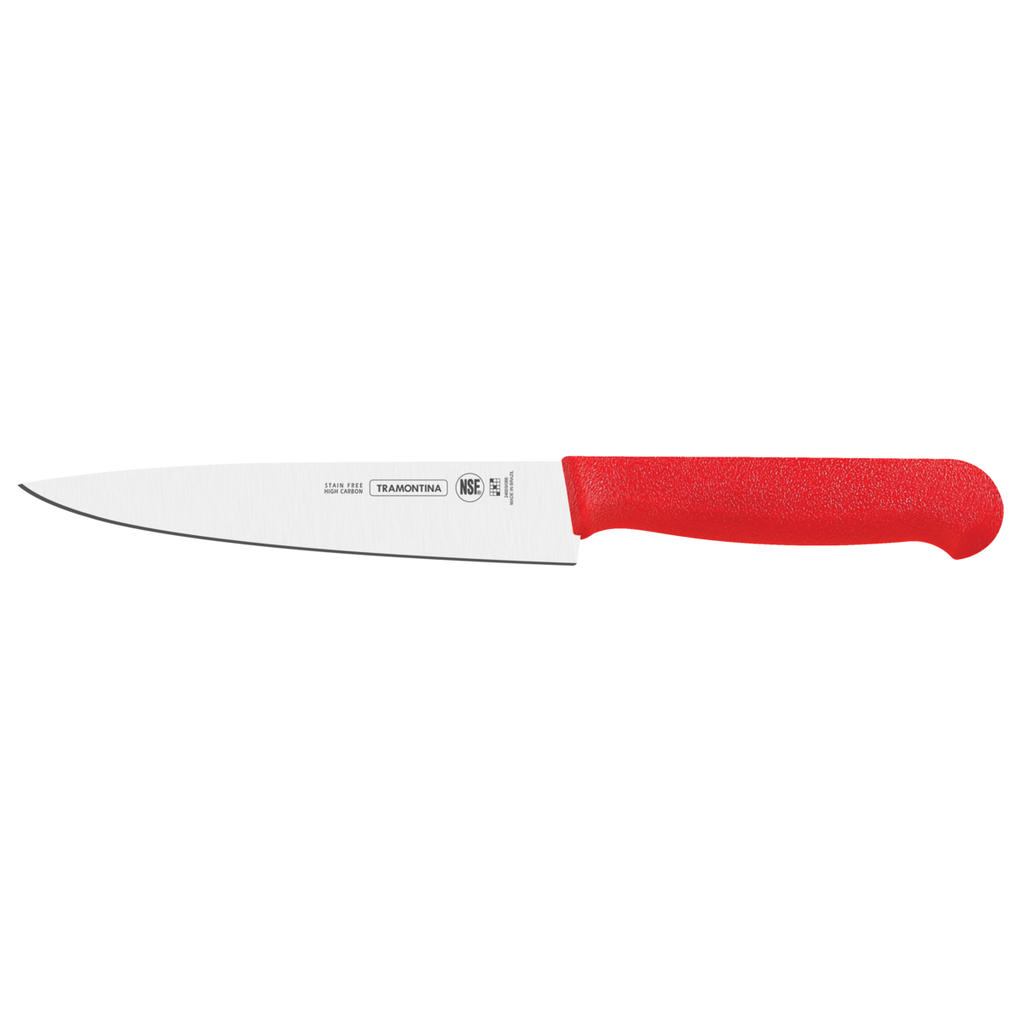 Cuchillo Cocina Rojo 10" TRAMONTINA 24620/070