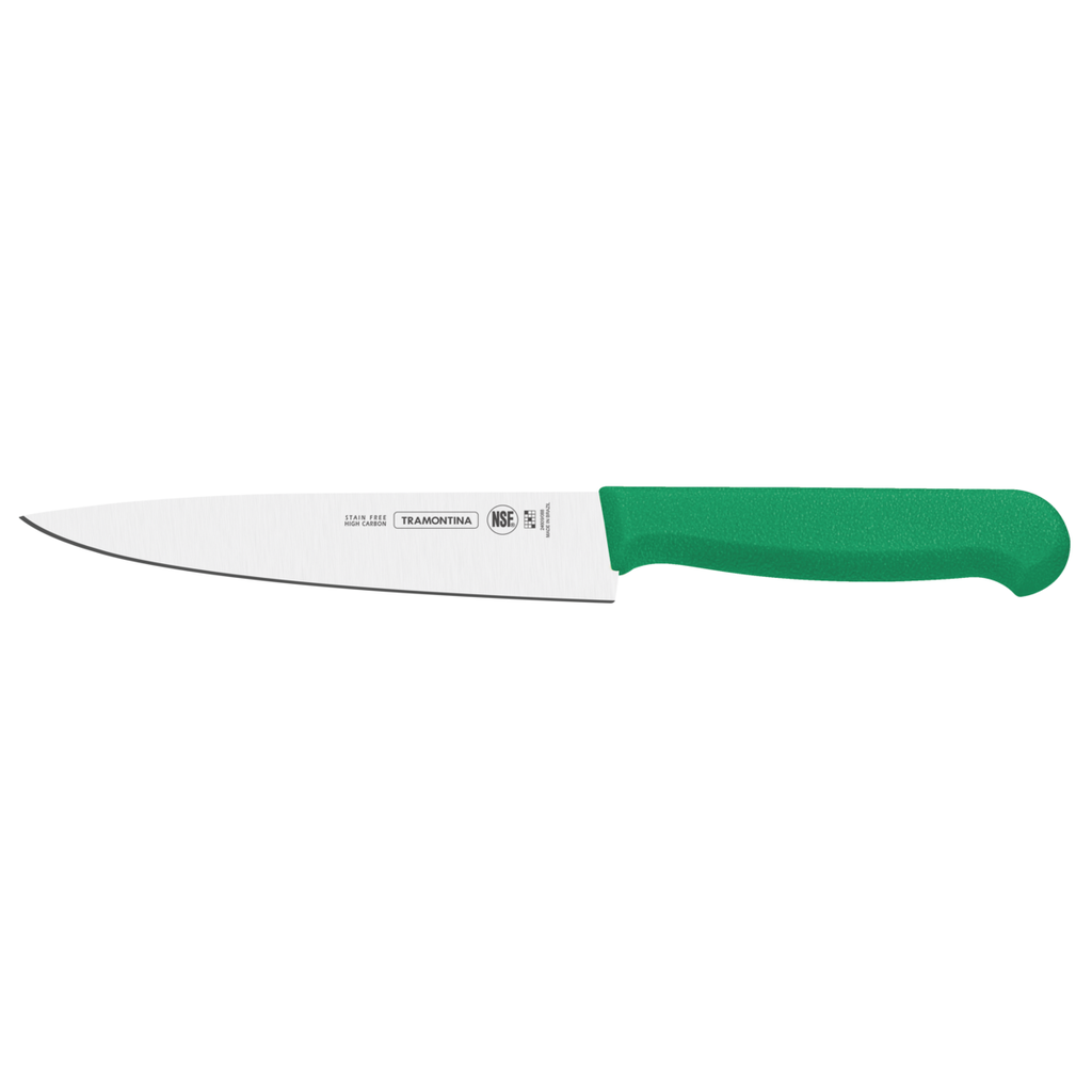 Cuchillo Cocina Verde 8" TRAMONTINA 24620/028