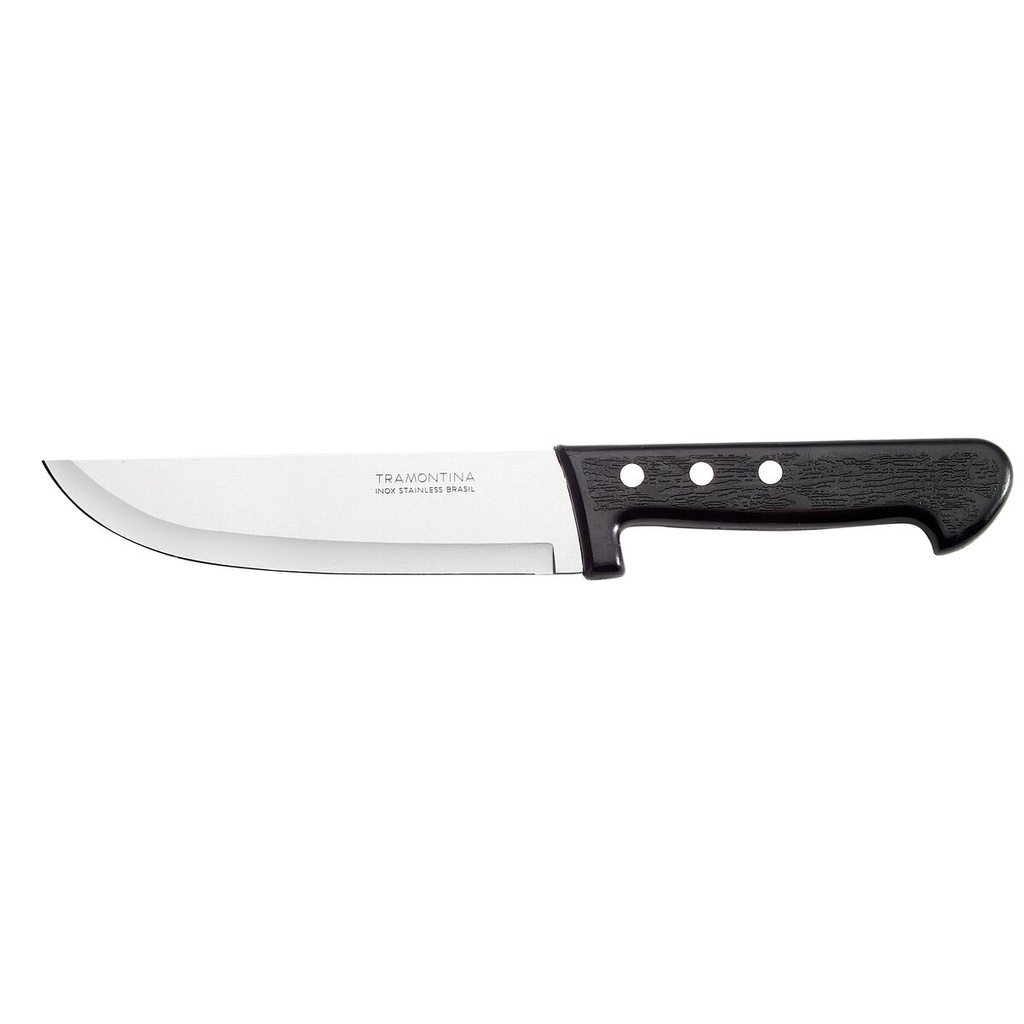 Cuchillo Negro Carnicero 6" TRAMONTINA 22921/006