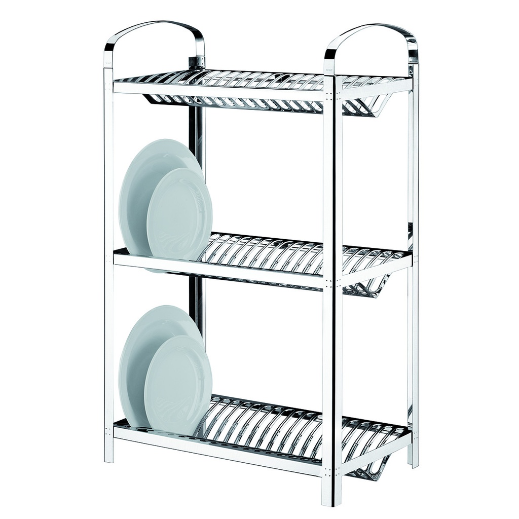 Escurridor 3 Pisos En Acero Inoxidable De 60 Platos Suprema BRINOX 2099/260
