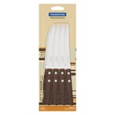 Juego de Cuchillos Steak Por 12 Piezas Madera TRAMONTINA 22200/905