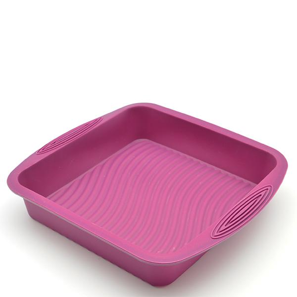 Molde De Silicona Cuadrado 21.5cm X 5.3cm (Purple) PRESS 77302