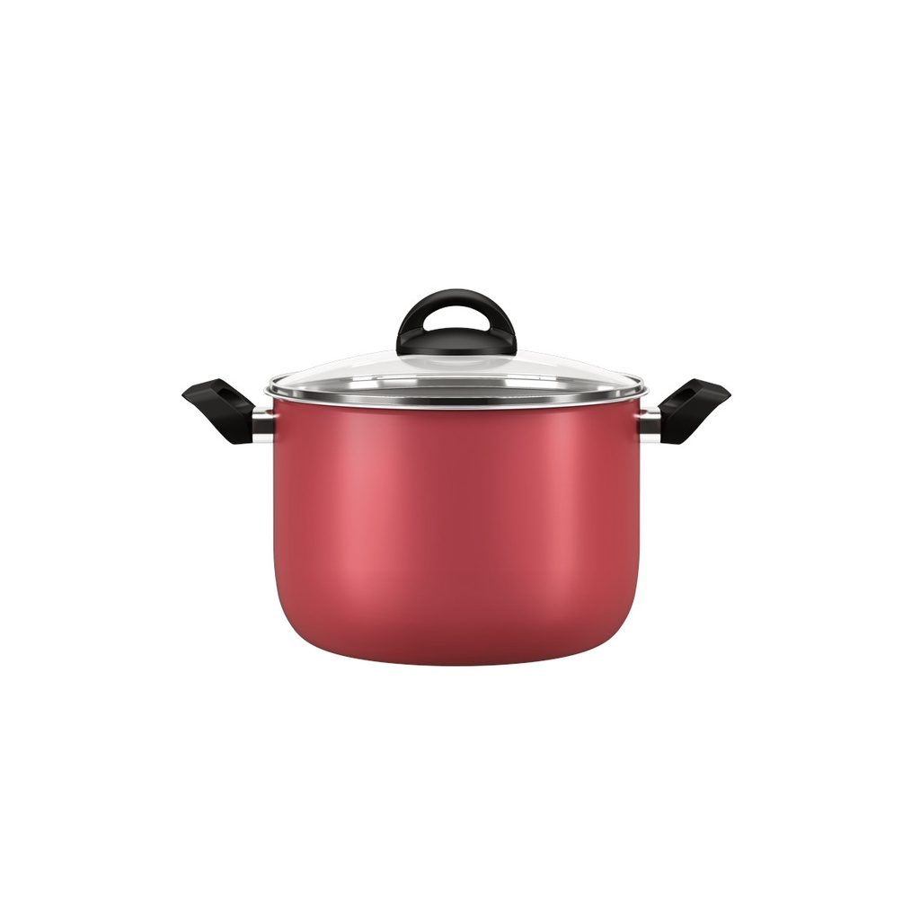 Olla Alta Con Tapa Ø22cm Chilli Cherry De Aluminio BRINOX 7015/377