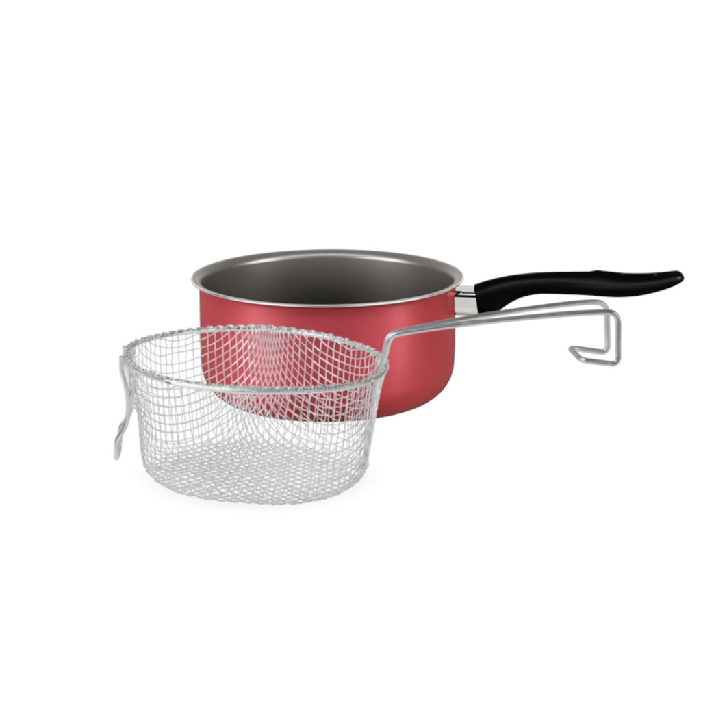 Olla Freidora Con Cestillo Ø20cm Chilli Cherry De Aluminio BRINOX 7015/389