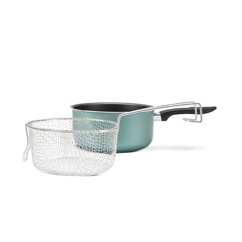 Olla Freidora Con Cesto Ø20cm Chilli Turquesa BRINOX 7013/389