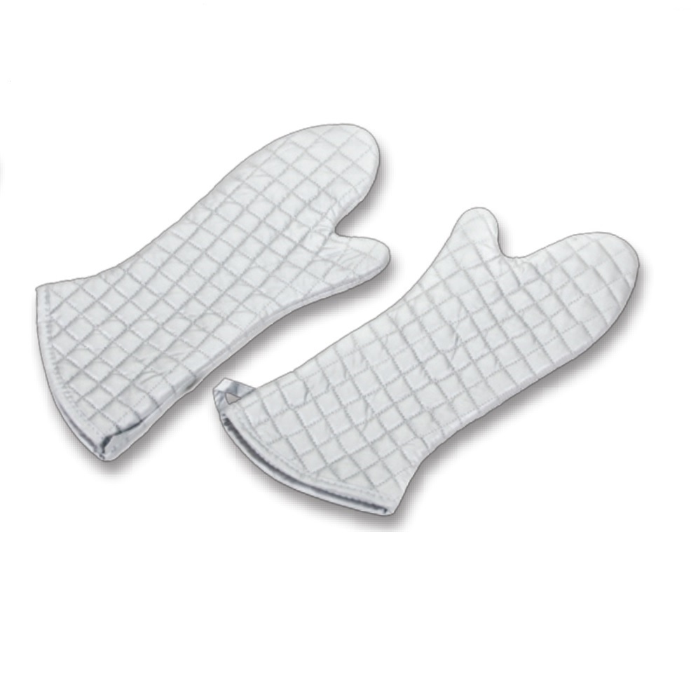 Par De Guantes Para Horno Plateado 17" ROYAL OM SOM 2 17