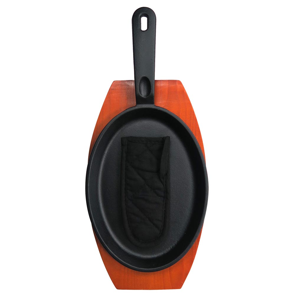 Plato De Fajita De Hierro Fundido Plana CHEF MASTER 90200