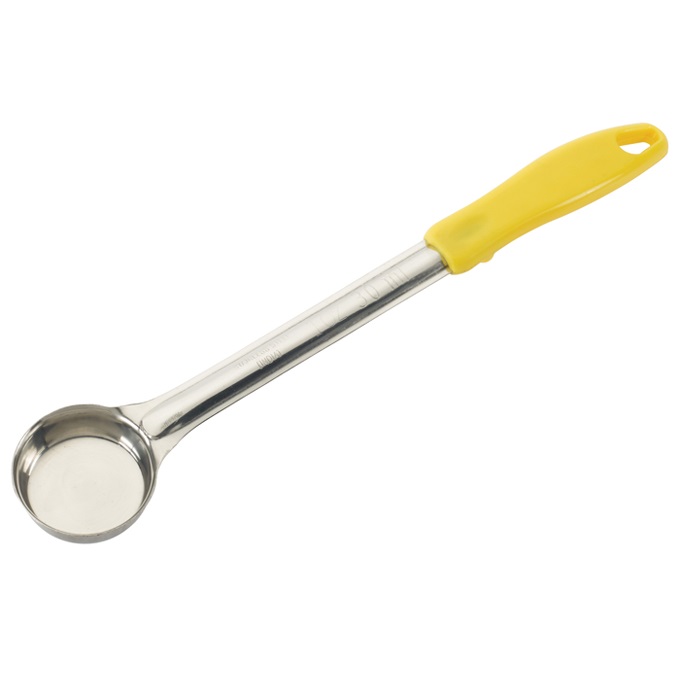 Cucharón Porcionador Plana De 1oz Amarillo WINCO FPS-1