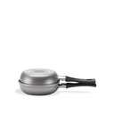Sartén Doble Ø14cm Chilli Plateado BRINOX 7014/390