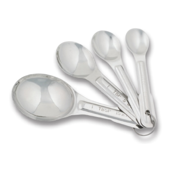 Set De Cucharas Medidoras De Acero x 4 ROYAL ROY MS