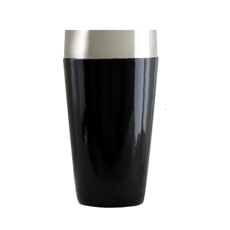 Vaso Coctelero De Acero Inoxidable Con Vinil Negro 28 Oz. CO-RECT CS100VBLK