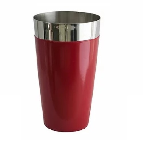 Vaso Coctelero De Acero Inoxidable Con Vinil Rojo 28 Oz. CO-RECT CS100VRED