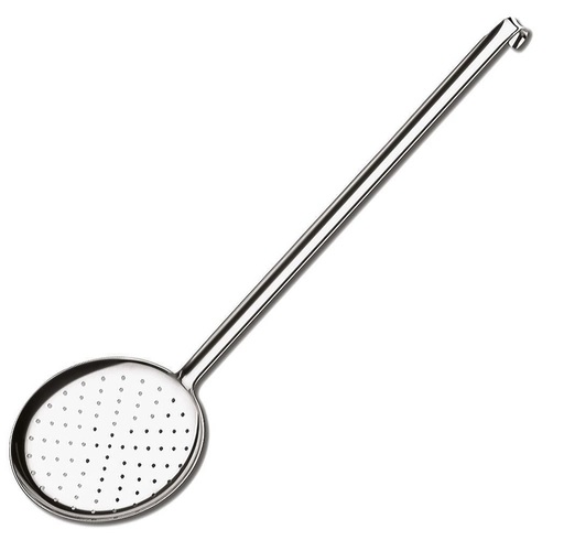 Espumadera Mediano de Acero Inox. Con Mango Largo TRAMONTINA 63813/720