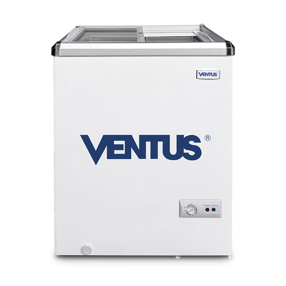 Congeladora Dual Horizontal Tapa Vidrio VENTUS CTV-110