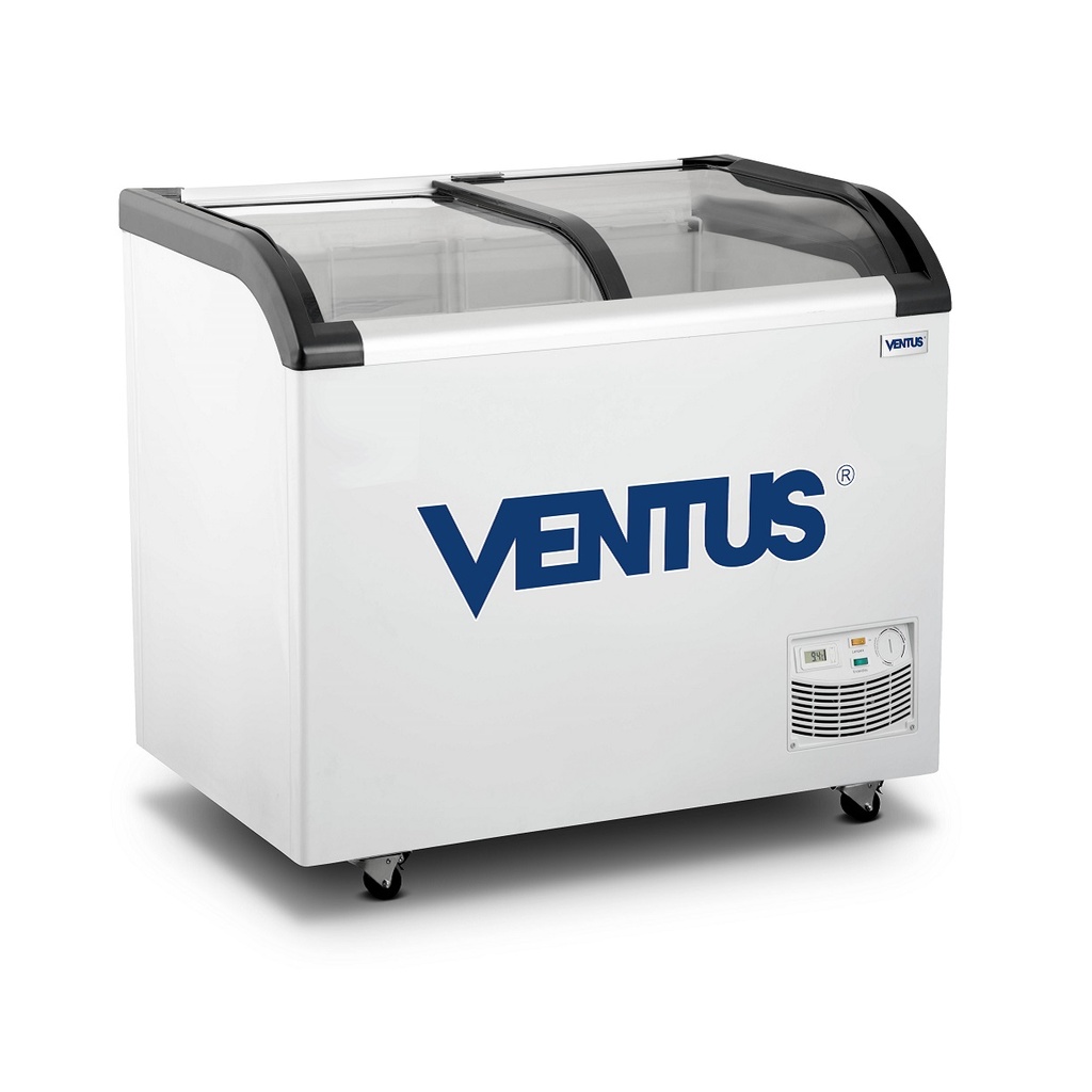 Congeladora Dual Horizontal Tapa Vidrio Curva VENTUS CTV-220Q