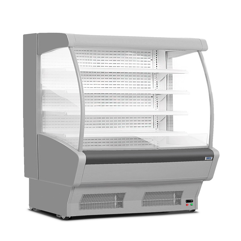 Vitrina Refrigerada Mural Curvo Gris 2400 VENTUS VRM-2400CG