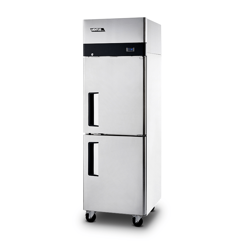 Freezer 2 Ptas Acero Inox. VENTUS VF2PS-600