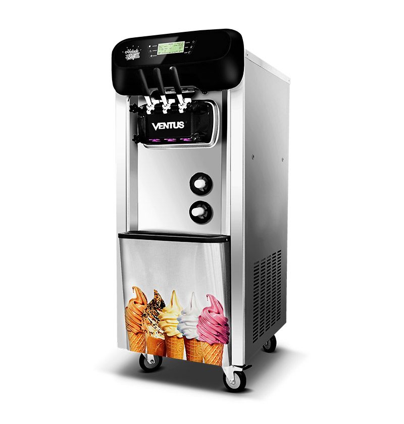 Maquina De Helado Soft Pedestal 35 Lts VENTUS VSP-35 PREMIUM