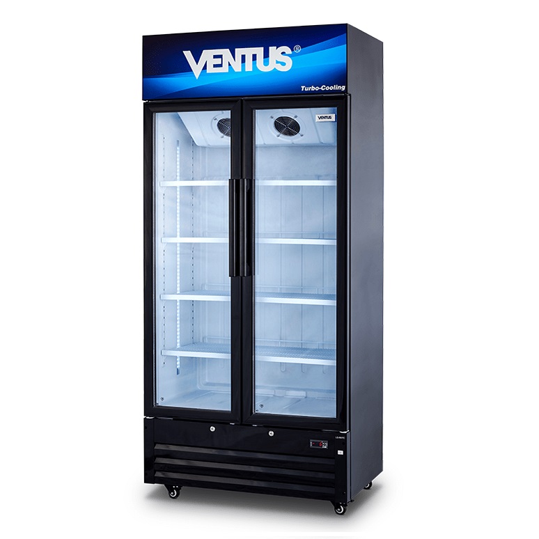 Visicooler Turbo Cooling 2 Puertas Vidrio 550Lts VENTUS LG-550TC