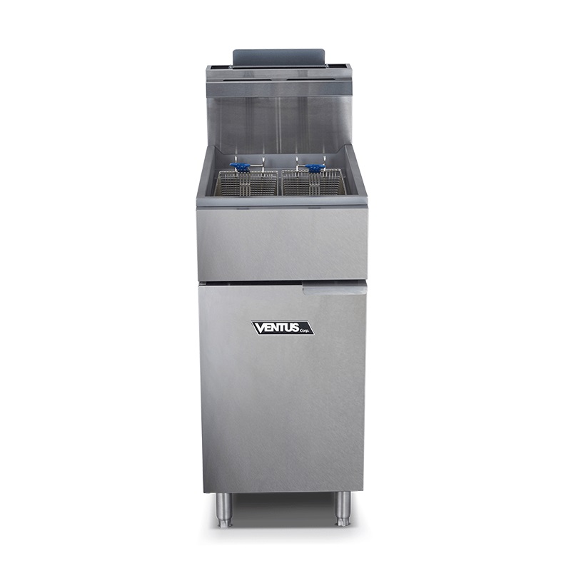 Freidora A Gas Ventus Alta Produccion 2 Canastos 18 Lts VENTUS VFP-18PRO