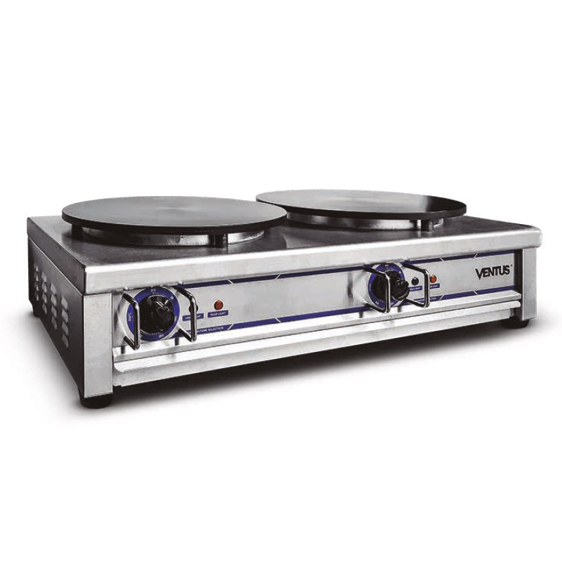 Crepera Electrica Doble VENTUS VCE-2