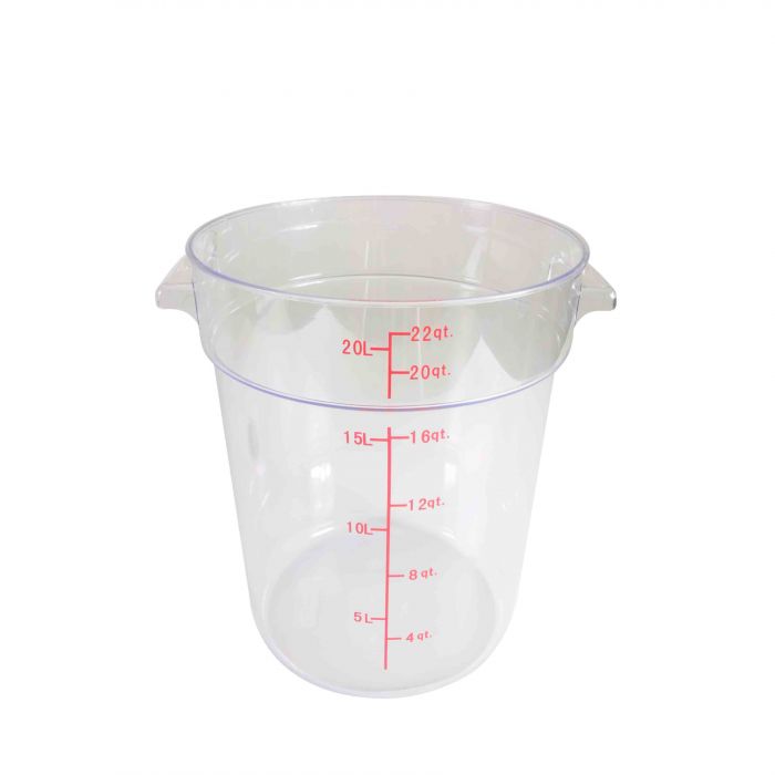 Contenedor Redondo De 22qt THUNDER GROUP PLRFT322PC