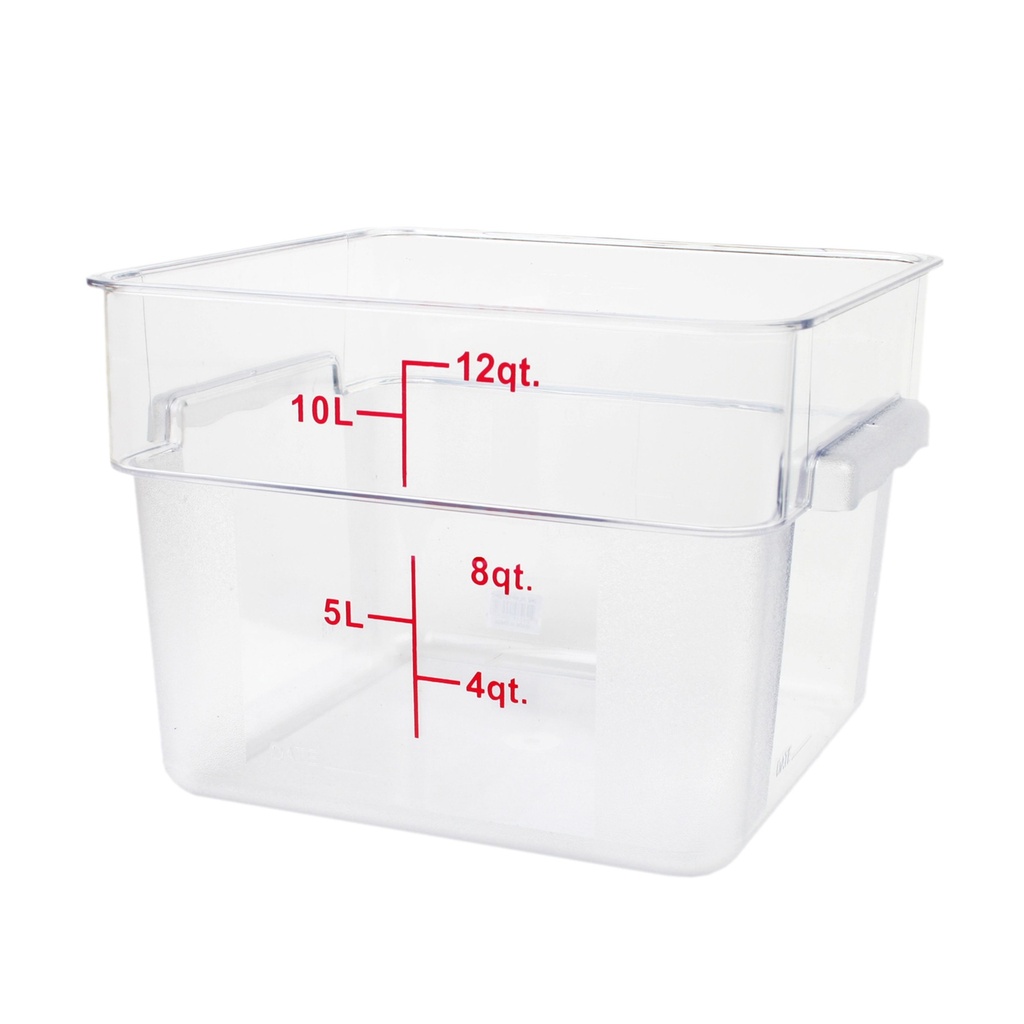 Contenedor Cuadrado De 12qt THUNDER GROUP PLSFT012PC