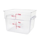 Contenedor Cuadrado De 12qt THUNDER GROUP PLSFT012PC