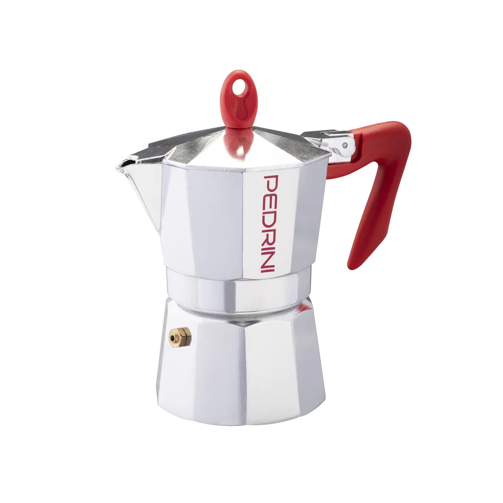 Cafetera Moka Mango Rojo 3tz PEDRINI 9083-0