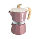 Cafetera Moka Color Rosa 3tz PEDRINI