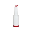 Botella/Barkeep Con Vertedor 1qt Rojo THUNDER PLSNP01R