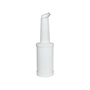 Botella/Barkeep Con Vertedor 1qt Blanco THUNDER PLSNP01W