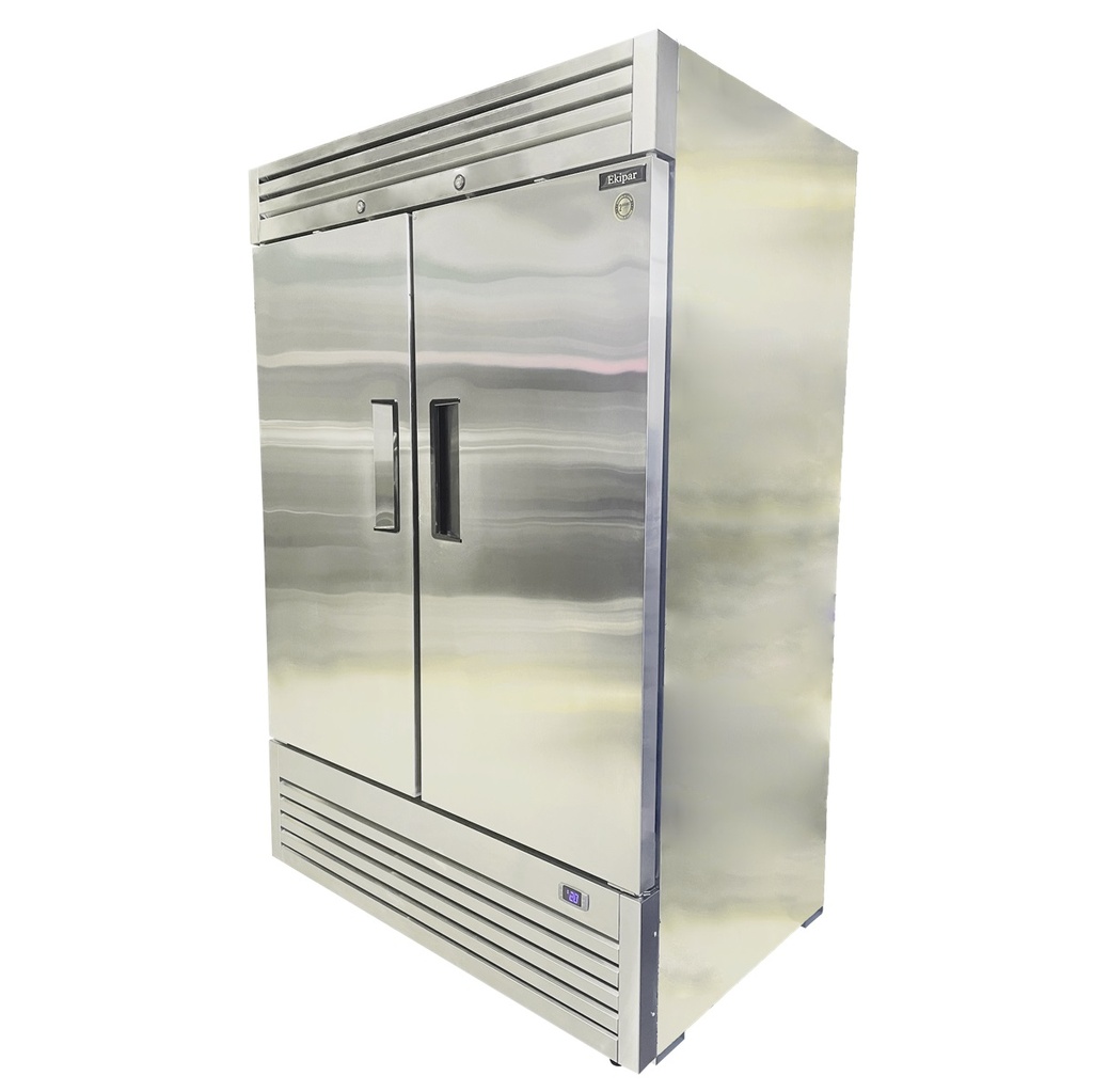Congelador Acero Inox. 2 Ptas Acero Inox. EKIPAR EFI-14002P