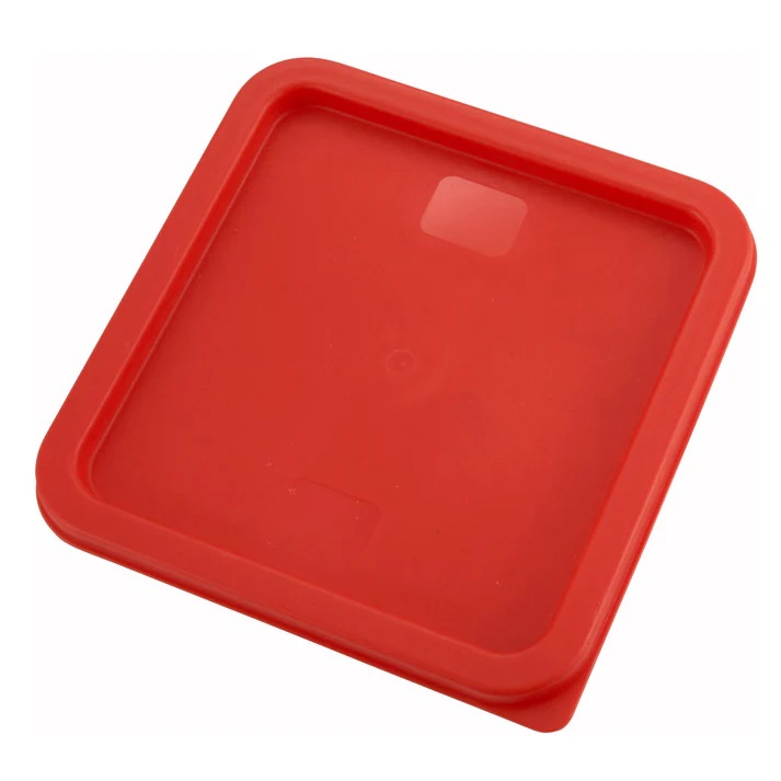 Tapa Para Contenedor Cuadrado Rojo 6qt Y 8qt WINCO PECC-68