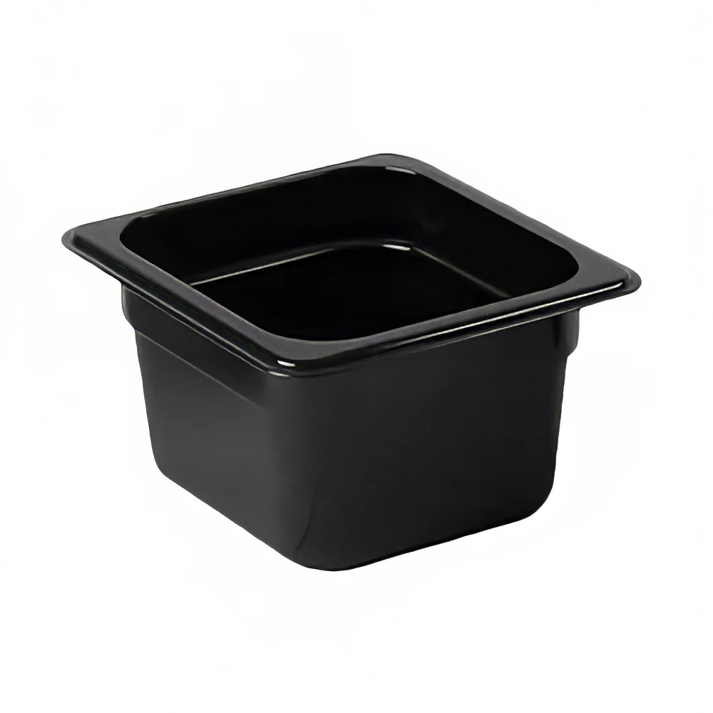 Bandeja Policarbonato Negro Sexto 1/6 X 4" THUNDER GROUP PLPA8164BK