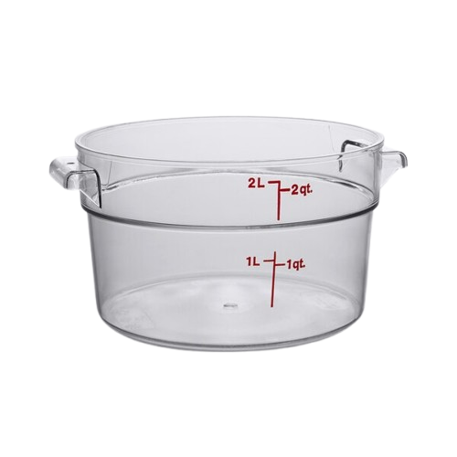 Contenedor Redondo De 2qt THUNDER GROUP PLRFT302PC