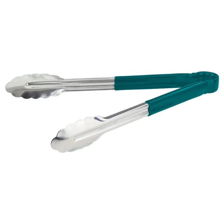 Pinza De Acero Inox 12" Verde WINCO UT-12HP-G