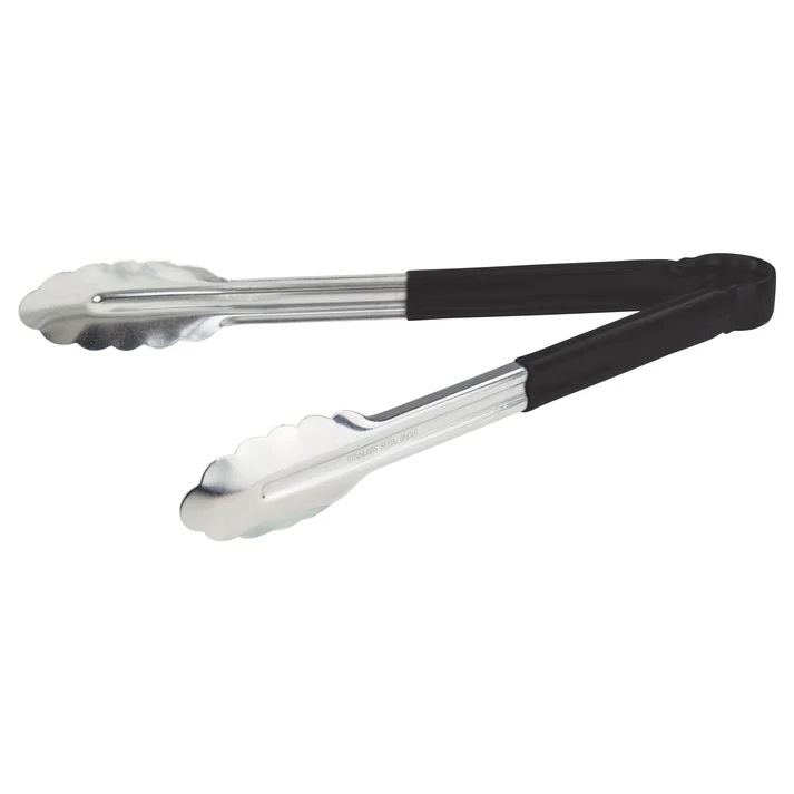 Pinza De Acero Inox 12" Negro WINCO UT-12HP-K